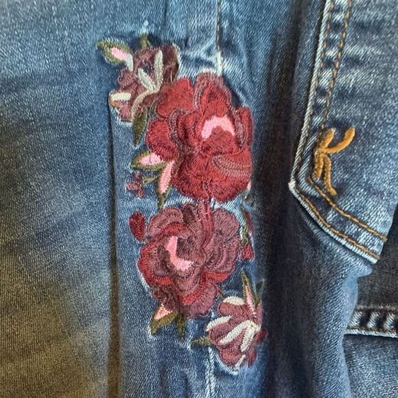 Kut from the Kloth embroidered Katy boyfriend relaxed jeans - Picture 6 of 6